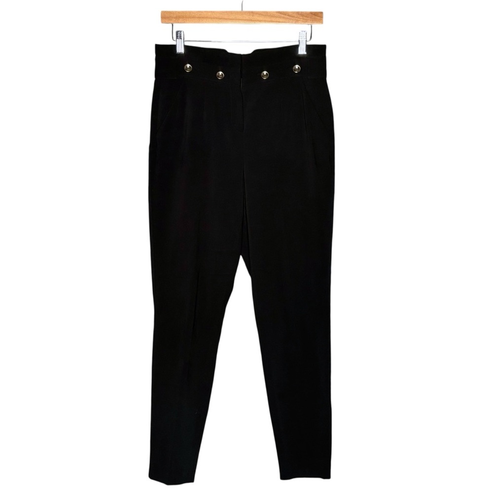 White House Black Market dress pants slim ankle button detail high rise size 2